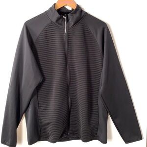 Tri-Mountain Black Performance full zip jacket, XL